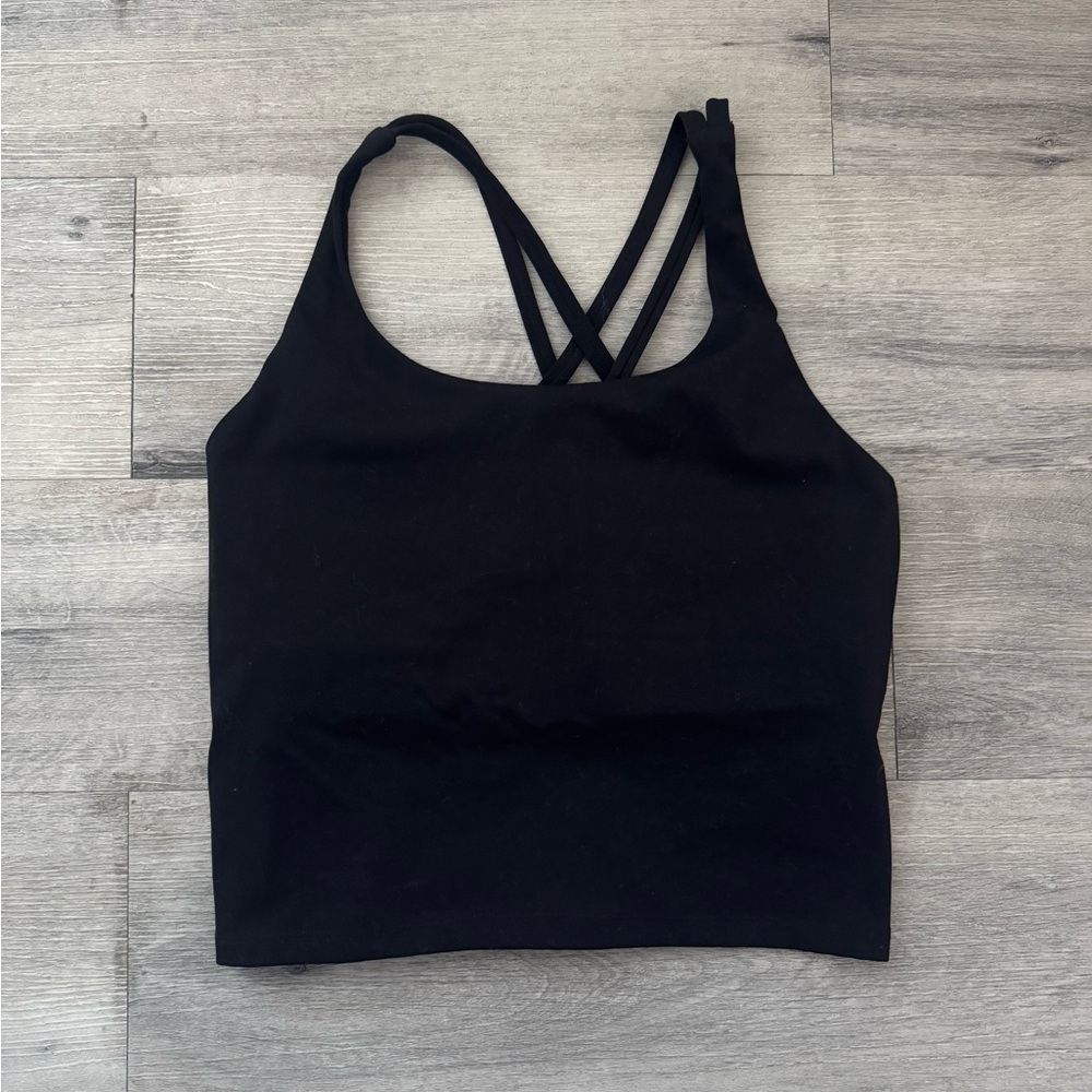 HeyNut’s Longline Black Sports Bra